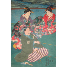 Utagawa Kuniyoshi: Tokijiro and Katsumi - Ronin Gallery