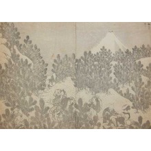 Katsushika Hokusai: Fuji from a Pine Mountain - Ronin Gallery
