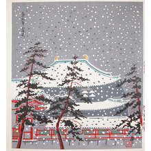 Tokuriki: Todaiji in Snow - Ronin Gallery