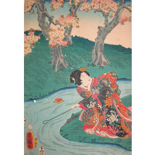 Utagawa Kunisada: By the Stream - Ronin Gallery