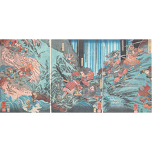 Utagawa Kuniyoshi: Battle of Mt. Ishibashi - Ronin Gallery