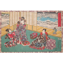 Japanese Print "Chapter 24, Kocho" by Utagawa Toyokuni (Toyokuni III)