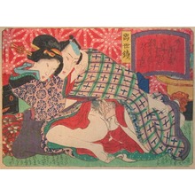 Utagawa Kunisada: Holding on Tight - Ronin Gallery