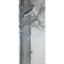 Koson: Grey Heron in a Tree - Ronin Gallery