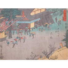 Japanese Print "Ishibe" by Suzuki Hiroshige (Hiroshige)