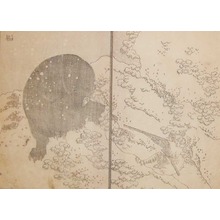 Katsushika Hokusai: Bear Hunting in Winter - Ronin Gallery