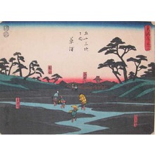 Utagawa Hiroshige: Kusatsu - Ronin Gallery