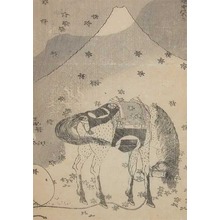 Katsushika Hokusai: Horse: Mt.Fuji in the Field - Ronin Gallery