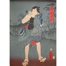 Utagawa Kunisada: Ichizo Looking for Trouble - Ronin Gallery