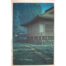 川瀬巴水: Moonlight at Sanzenin Shrine, Kyoto - Ronin Gallery