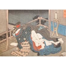 Estampe japonaise "Starlight" par Utagawa Kunisada, 歌川国貞 (Kunisada)