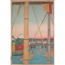 Utagawa Hiroshige: Inari Bridge - Ronin Gallery