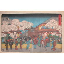 Utagawa Hiroshige: Nakanomachi at Yoshiwara - Ronin Gallery