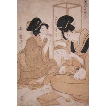Kitagawa Utamaro: Mother and Child: Nap Time - Ronin Gallery