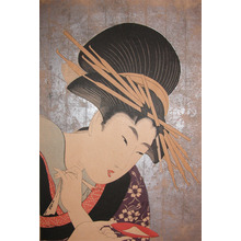 Kitagawa Utamaro: Drinking Sake - Ronin Gallery