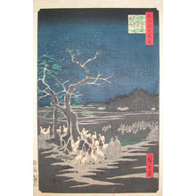 Utagawa Hiroshige: Foxfires on New Year's Eve at Oji - Ronin Gallery