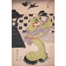 Utagawa Toyokuni I: Kabuki Actor Iwai Hanshiro - Ronin Gallery