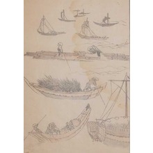 Katsushika Hokusai: Boats - Ronin Gallery