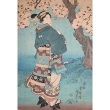 Utagawa Kunisada: Cherry Blossoms - Ronin Gallery