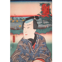 Utagawa Kunisada: Maisaka: Komachiya Soshichi - Ronin Gallery