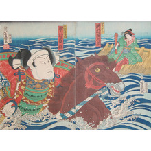 Ochiai Yoshiiku: Nakamura Shikan and Sawamura Tanosuke - Ronin Gallery
