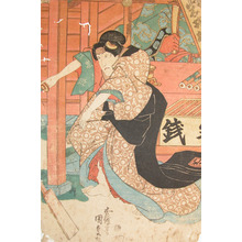 Utagawa Kunisada, 歌川国貞 (Kunisada)による浮世絵「Iwai Tojaku」