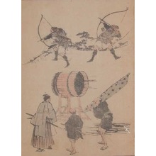 Katsushika Hokusai: Archers - Ronin Gallery