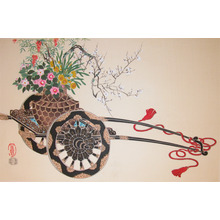 Takeshita: Flower Cart in Winter - Ronin Gallery