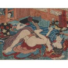 Utagawa Kunisada: Peeking - Ronin Gallery