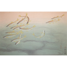 Japanese Print "Japanese Smelt" by Bakufu