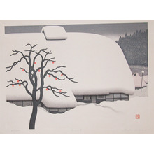 Kawashima: Mountain Village in Winter - Ronin Gallery