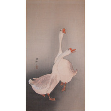 Koson: Two Geese - Ronin Gallery