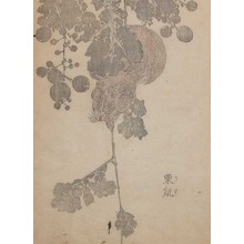 Katsushika Hokusai: Squirrel on Vine - Ronin Gallery