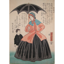 Utagawa Yoshitora: French Mother and Child - Ronin Gallery