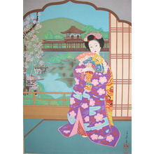 Chieko: Geisha by the River - Ronin Gallery