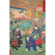 Utagawa Kunisada II: Act.VI; Kanpei's House - Ronin Gallery
