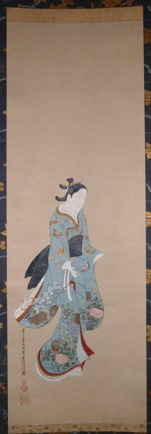 Japanese Print by Okumura Masanobu, 奥村政信 (Okumura MASANOBU)