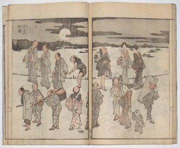 Untitled Japanese Print by Katsushika Hokusai, 葛飾北斎 (Katsushika HOKUSAI)