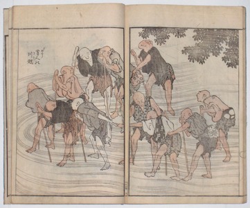 Untitled Japanese Print by Katsushika Hokusai, 葛飾北斎 (Katsushika HOKUSAI)