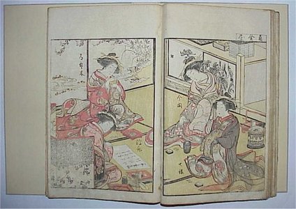 Japanischer Druck von Kitao Shigemasa, 北尾重政 (Kitao SHIGEMASA and Katsukawa SHUNSHO)