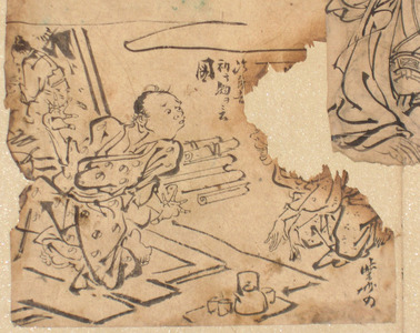 Estampe japonaise sans titre par Kawanabe Kyosai, 河鍋暁斎 (Kawanabe KYOSAI)