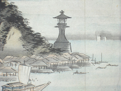 Estampe japonaise sans titre par Ichiryusai Hiroshige (Ichiryusai HIROSHIGE)