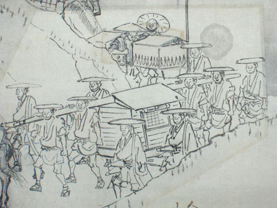 Estampe japonaise sans titre par Ichiryusai Hiroshige (Ichiryusai HIROSHIGE)