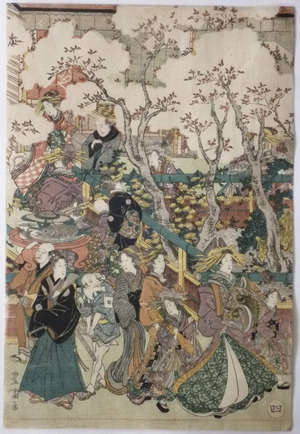 Unbetitelter japanischer Druck von Utagawa Toyokuni I, 歌川豊国 (Utagawa TOYOKUNI I)