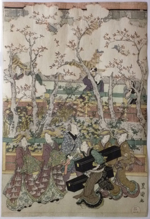 Unbetitelter japanischer Druck von Utagawa Toyokuni I, 歌川豊国 (Utagawa TOYOKUNI I)