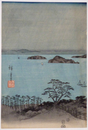 Unbetitelter japanischer Druck von Ichiryusai Hiroshige (Ichiryusai HIROSHIGE)