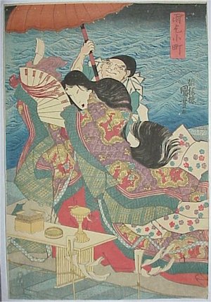 Japanese Print by Utagawa Kuniyoshi, 歌川国芳 (Ichiyusai KUNIYOSHI)