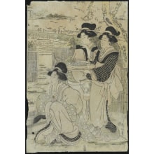 Kikugawa Eizan, 菊川英山 (Kikukawa Eizan)による浮世絵「Three Women」