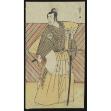 Katsukawa Shunsho, 勝川春章 (Shunshō Katsukawa)による浮世絵「Actor Matsumoto Koshiro as a Samurai」