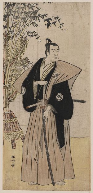 勝川春好: Sawamura Sōjūrō in the role of Honda. - アメリカ議会図書館